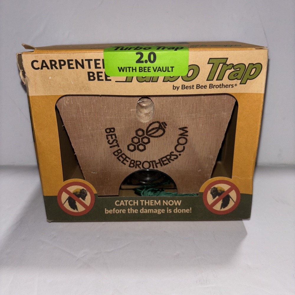 Best Bee Brothers Carpenter Bee Turbo Trap 2.0 With Bee Vault New
